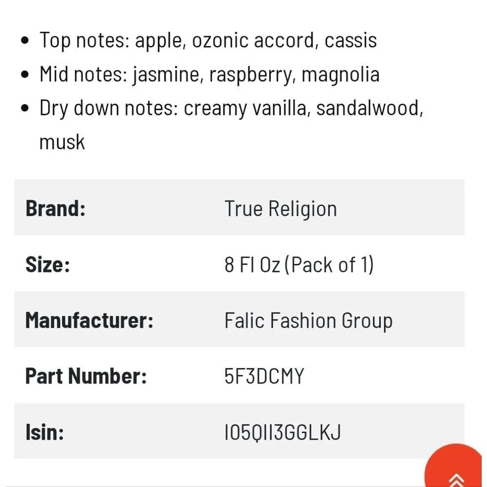True Religion Hippie Chic‎ Body Mist